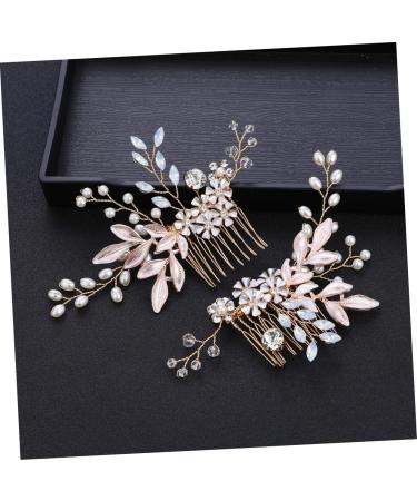Beaupretty Wedding womens hair clips hair barrettes for women rhinestone hair clips crystal hair clips hair claw clips for women wedding hair clip crystal headpiece vintage bride Crystal - Buy Online on GoSupps.com