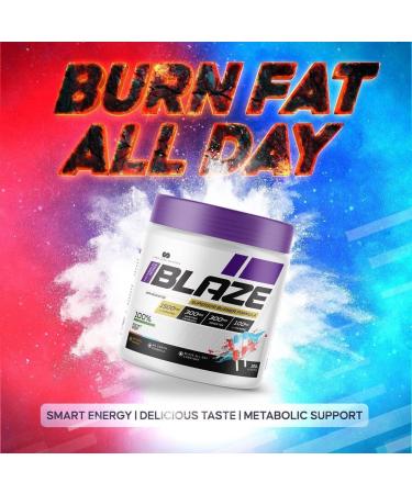 Limitless Pharma Blaze Thermogenic Fat Burner | Fat Metabolism Support Weight Management Increased Energy Endurance | L-Carnitine Garcinia Cambogia Green Tea Caffeine | 40 Servings (Rocket Pop) Rocket Pop 40 Servings (Pack of 1) - Buy Online on GoSupps.com