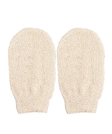 Betterjonny Bamboo Fiber Peeling Gloves - 2 Pack Exfoliating Shower Gloves for Body Scrubbing & Cleaning - Buy Online on GoSupps.com