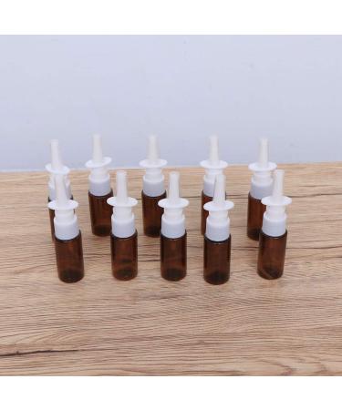 Heallily 15pcs 15ml Plastic Empty Nasal Sprayers Bottle Snoot Pump Clean for Colloidal Silver and Saline Applications - Buy Online on GoSupps.com