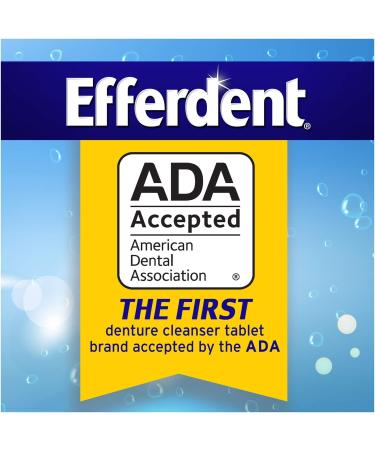Efferdent Denture Cleanser Tablets 102ct - Complete Clean Formula - Buy Online on GoSupps.com