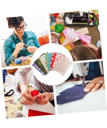 Operitacx Sewing Fabric Squares 20pcs Christmas Cloth Set Christmas Sewing Quilt Christmas Supply European and American Material - Buy Online on GoSupps.com