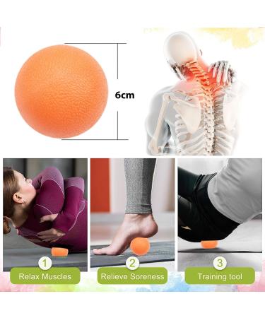 Massage Ball Set - 7 Hedgehog Massage Balls for Fascia Relief | Spiky Self-Massage Tools for Back Legs Feet & Hands - Buy Online on GoSupps.com