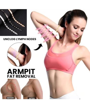 Rtcald Lymph Drainage Magnet Bracelet | Ultra Strong Magnetic Field Therapy for Weight Loss | Stylish Silver Energy Health Arm Bands - Buy Online on GoSupps.com