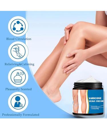 Leg Cream - Muscle Warming Cream | Foot Detox | Slow-Relieving Natural Lotion 50g | Reduces Swollen Calves for Women Ideal for Teachers - Buy Online on GoSupps.com