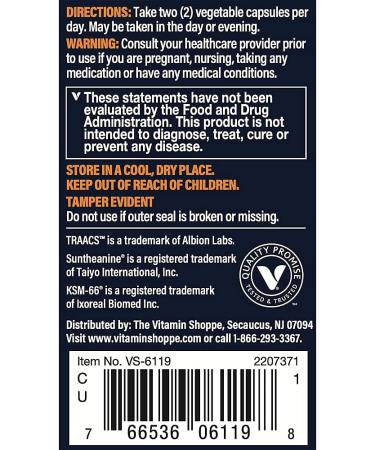 Vthrive Relax and Restore - Supports a Healthy Response to Stress (60 Vegetarian Capsules) - Buy Online on GoSupps.com