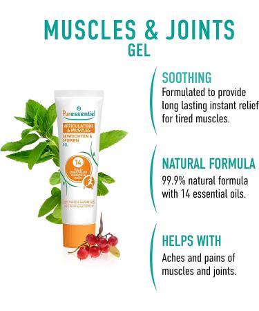Puressentiel Articulations and Muscles Gel - 2 oz | Soothing Relief for Unisex - Buy Online on GoSupps.com