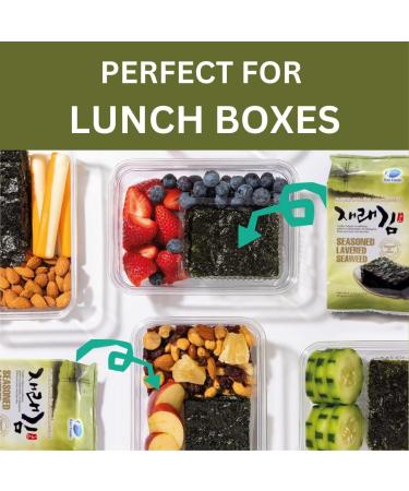 RAN Premium Seaweed Snacks Authentic Korean Lavered Roasted Seaweed 6x3 Seaweed Snack Packs 15g Each Total 90g Experience the Irresistible Crunch Infused with a Delicious Flavor Healthy Snack 90.00 g (Pack of 1) - Buy Online on GoSupps.com