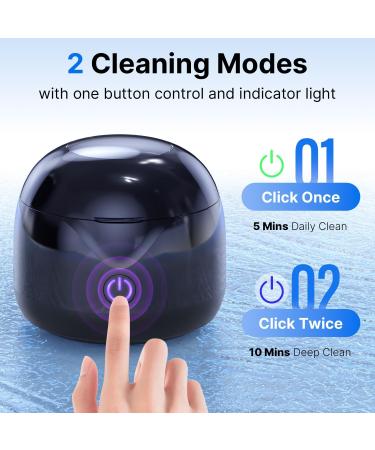  ITSHINY ITSHINY Ultrasonic Cleaner 45000Hz Ultrasonic Tray 200ml UV Lamp 25W Ultrasonic Cleaner for Dental Gutters Dentures Alig - Buy Online on GoSupps.com