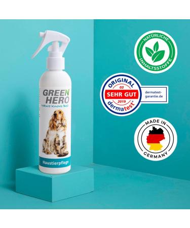 Green Hero Pet Care 250ml - Soothing Itch Relief for Dogs & Cats Skin Maintenance & Regeneration from Grass Mites & Irritation - Buy Online on GoSupps.com