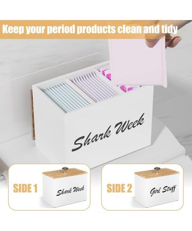 Buy Apoimna White Tampon Holder - Elegant Bathroom Organizer for Feminine Products & D cor | International Shipping - Buy Online on GoSupps.com