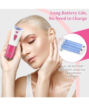 Facial Epilator Facial Epilator for Women Painless Smooth Glide Epilator Hair Removal Device for Women Painless Lady Shavers Epilator for Face Bikini Leg Arms Lips Chin Peach Fuzz - Buy Online on GoSupps.com