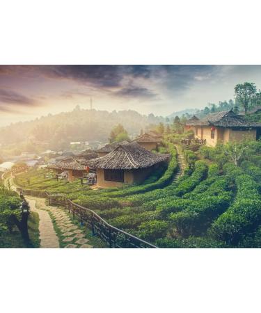 Lais Puzzle Sunrise at Lee Wein Rak Thai Ban Rak Thai a Chinese settlement Mae Hong Son Thailand 1000 pieces - Buy Online on GoSupps.com