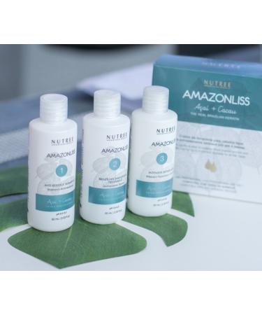Amazonliss Keratin Hair Treatment Kit - 2.03 Fl Oz x 3 - Hair Straightening & Smoothing Treatment - Keratin Para Alisar el Pelo - Buy Online on GoSupps.com