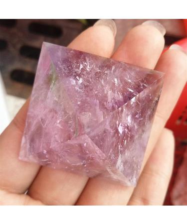 Crystal Rough 1 pcs 4.5cm Natural Amethyst Crystal Pyramid Purple Gemstone Pyramid Quartz Stone Obelisk Point Lucky Mascot - Buy Online on GoSupps.com
