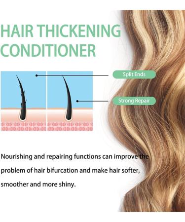 Hadaiis Rosemary Hair Growth Conditioner for Women Men Thickening Moisturizing Product for Damaged Dry Thinning Hair 100ml - Buy Online on GoSupps.com