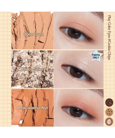 ETUDE Play Color Eyes Cookie Chips | 9 Shade Eyeshadow Palette - Daily Brown & Glitter Colors | Easy Blendable K-beauty Palette - Buy Online on GoSupps.com