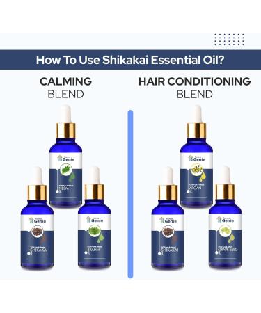 Home Genie Shikakai Base Oil 100% Natural Pure Undiluted Uncut Essential Oil - 30ml Cold-Pressed Therapeutic Grade Organic Hair Oil for Longer Volumized Hair Promotes Hair Growth Paraben Free - Buy Online on GoSupps.com