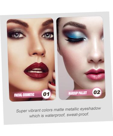 WEKADRIN 8 Colors Glitter Eyeshadow Pallet Matte Shiny Eyeshadow For Women Permanently Colorful - Buy Online on GoSupps.com