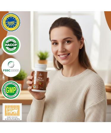 PRESERVE Pure Ceylon Cinnamon Capsules 2 000mg Two Month Supplement | Made in Sri Lanka |Non-GMO Gluten-Free True Cinnamomum from Sri Lanka 100% Pure Cinnamon (NOT Mix with Cassia). - Buy Online on GoSupps.com