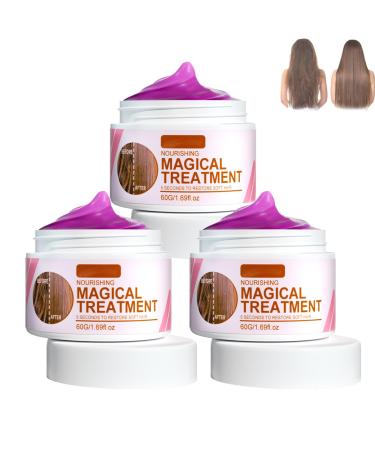 STIRZ 5 Seconds Magical Hair Treatment Professional Repair Hair Magical Treatment Noueishing Magical Treatment Professional Repair Hair Magical Treatment for Men and Women 3pcs