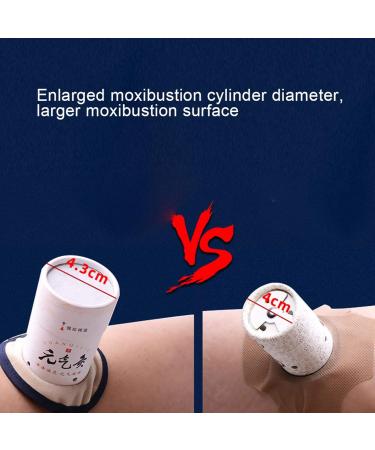 4-Piece Smoke-Free Moxibustion Box - Moxa Sticks Burner & Tube for Acupuncture Massage - Gentle Moxibustion Heating Therapy Tool - Buy Online on GoSupps.com