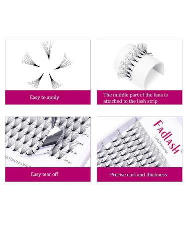 Buy 10D Volume Eyelashes - 0.07mm C Curl Mixed Tray (8-14mm) | Premium Artificial Eyelash Extensions for Stunning Volume - Buy Online on GoSupps.com