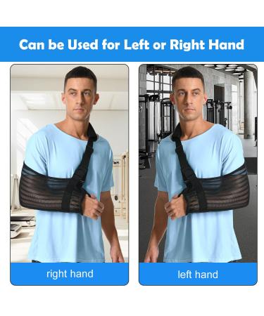 Premium Arm Sling for Shoulder Injury - Breathable Mesh Removable Strap - Ideal for Showering & Beach Use - Unisex Medical Immobilizer - Buy Online on GoSupps.com