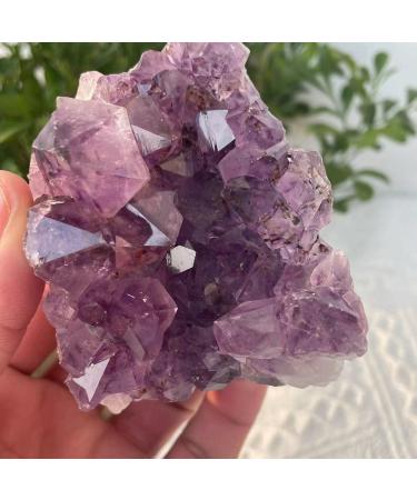 Choice of Gifts 40-120g Natural Dream Amethyst Quartz Crystal Cluster Vibration Stone (Size : 40-60g)