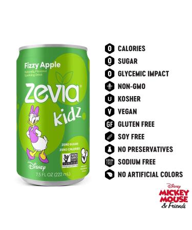 Zevia Kidz Variety Pack 7.5 Oz Cans (Pack Of 24) - Buy Online on GoSupps.com