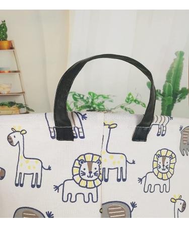 MAIZMZ Large Waterproof Animal-themed Storage Bin - Ideal for Laundry, Toys, and College Dorms - Yellow - Lightweight and Durable - Buy Online on GoSupps.com