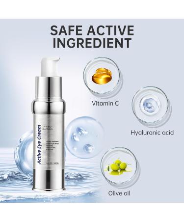 Ninnyi Eye Cream for Dark Circles and Puffy Eyes Reduces Under Eye Bag and Wrinkles Tighten Saggy Skin - Buy Online on GoSupps.com