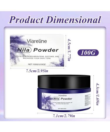 exatta Mask Powder Nila facial mask 100 g powder Morocco blue powder Nila Morocco mask powder phycocyanin arbutin soothes dry skin moisturizes Mask Powder A - Buy Online on GoSupps.com