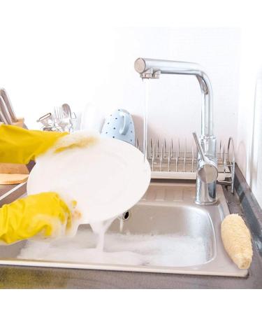Natural Luffa Dish Sponge | Eco-Friendly Biodegradable Loofah | Non-Greasy Bath & Dishwashing Cleaner - Buy Online on GoSupps.com