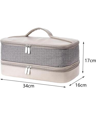 Kokiya Double Layer Carrying Case Hair Dryer Storage Bag Organizer Holder for Toiletries - Buy Online on GoSupps.com
