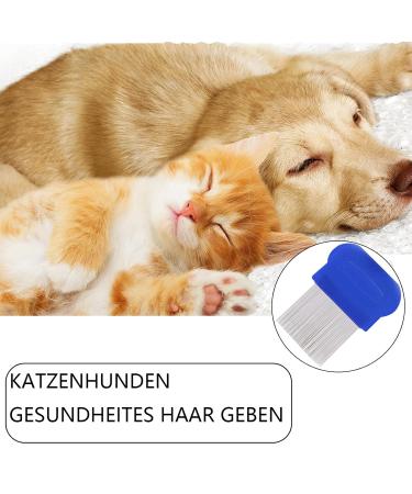 3-Piece Lice Comb Set for Cats & Dogs | Nissenkamm Scales Comb for Long Hair | Remove Lice & Dandruff | Green Red Blue - Buy Online on GoSupps.com