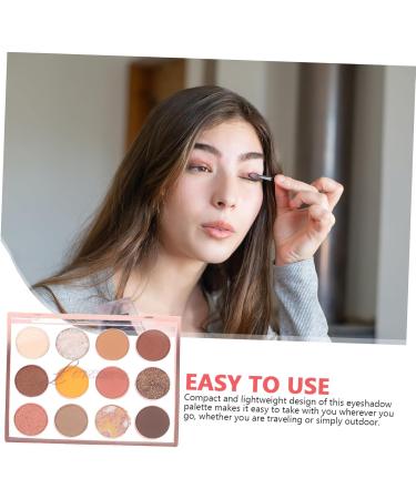 IWOWHERO Eyeshadow Palette Eye Shadow Palette Eyeshadow Eye Makeup Plate Eye Shadow for Women Matte Girl Eye Shadow Box 1 count (Pack of 1) As Shown - Buy Online on GoSupps.com