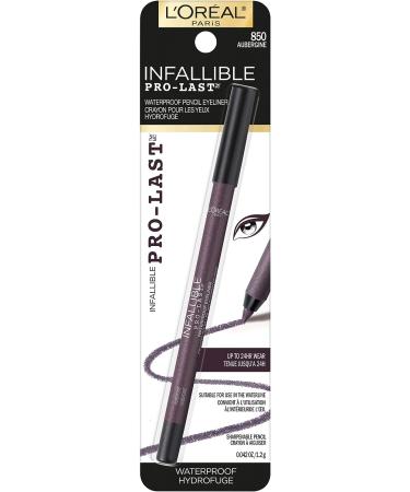 L'Oreal Paris Infallible Pro-Last Waterproof Eyeliner in Aubergine 0.042 Oz - Smudge-Resistant, Glides on Easily - Perfect for Any Makeup Look - Buy Online on GoSupps.com