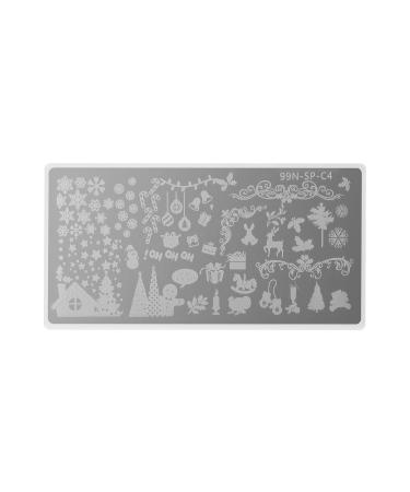 99nails Stamping Plate Special - Merry Christmas | Festive Nail Art for International Shipping - Buy Online on GoSupps.com