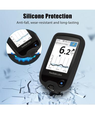 Freestyle Libre 2 Cover - 20 Pack Protective Scratch-Resistant & Waterproof for Libre 1 & 2 | Youshares Black - Buy Online on GoSupps.com