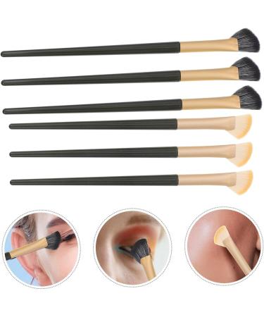 Housoutil Eyeshadow Brush 6 Pcs Brow Brush Angled Eyeliner Brush Eyeliner Brushes Eye Liner Brush Eye Shadow Brush Tool Eyes - Buy Online on GoSupps.com