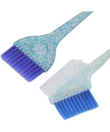 3-Piece Hair Dye Brush & Bowl Set - Professional Tinting Comb Tools for Home Salon (Blue) | Best Hair Coloring Supplies - Buy Online on GoSupps.com