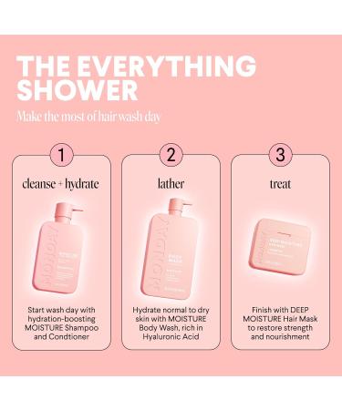 MONDAY HAIRCARE MOISTURE Body Wash with Hyaluronic Acid Shea Butter Coconut Oil & Grapefruit Extract for Normal to Dry Skin 900 mL (Dual Pack) Fresh 450 Fl Oz (Pack of 2) - Buy Online on GoSupps.com