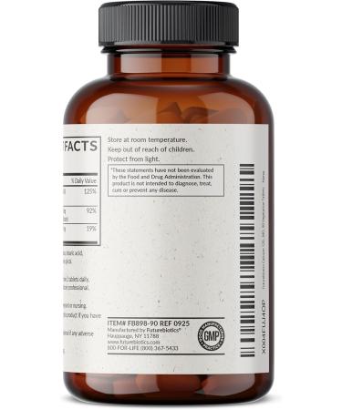 Futurebiotics Calcium 1200 MG Per Serving Sustained Release with Vitamin D3 1000 IU Per Serving Non-GMO 90 Vegetarian Tablets 90 Count (Pack of 1) - Buy Online on GoSupps.com