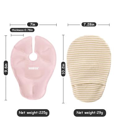 Haakaa Hot & Cold Reusable Breast Therapy Pads-2pk (Blush) for Breastfeeding - Improve Milk Flow, Relieve Engorgement, Mastitis & Plugged Ducts - Buy Online on GoSupps.com