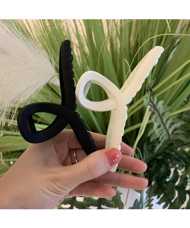 Venhay 4.3 Inch Hair Claw Clips - No Slip Matte Jaw Butterfly Clips for Women and Girls - 4 Pack - Buy Online on GoSupps.com