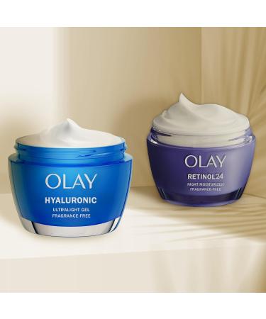 Olay Regenerist Hyaluronic Acid + Peptide24 Gel Face Moisturizer Fragrance-Free 50 mL + Olay Regenerist Micro-Sculpting Cream Travel Size 15 mL Gel Face Moisturizer + Micro-Sculpting Cream - Buy Online on GoSupps.com