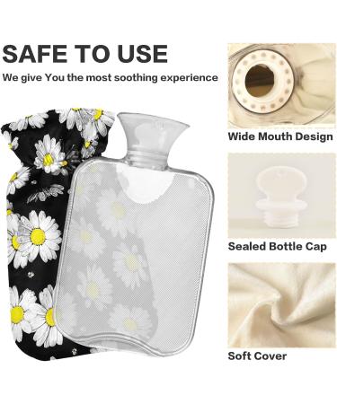 Buy Naanle Vintage Daisy Flower Hot Water Bottle - 2L for Menstrual Cramps & Pain Relief - Hot & Cold Therapy - Buy Online on GoSupps.com