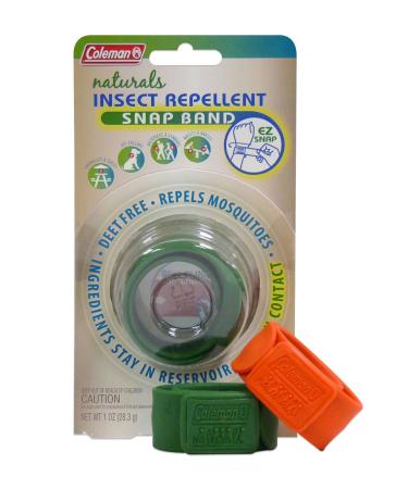 Coleman DEET Free Snap Band Insect Repellent Bracelet