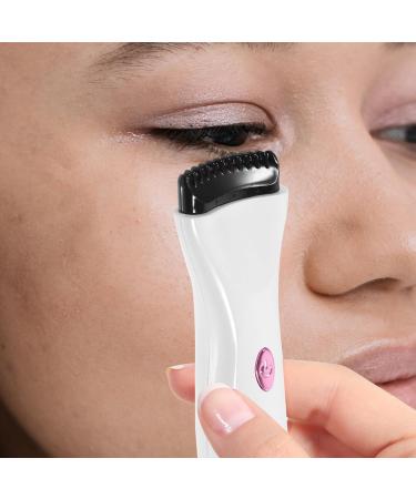 PATKAW Heated Eyelash Curlers Heated Lash Curler Electric Eyelash Curler USB Rechargeable Natural Curling Long Lasting Temp Settings for Makeup Tools Women White - Buy Online on GoSupps.com